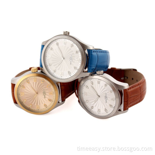 Gift Watches Leather Band Stainless&Alloy Watch Suppliers in Shenzhen